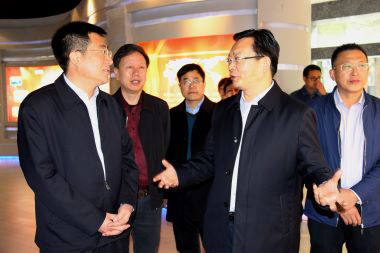 寧夏自治區(qū)寧東管委會(huì)黨工委常務(wù)副書(shū)記陶少華一行蒞臨瀘天化考察