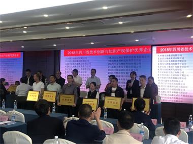 瀘天化獲“2018年四川省技術(shù)創(chuàng)新與知識產(chǎn)權(quán)保護(hù)優(yōu)秀企業(yè)”稱號
