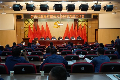 瀘天化股份公司召開2020年黨建工作會