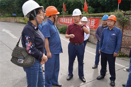 瀘天化集團(tuán)公司黨委書記譚光軍一行來(lái)我公司開展節(jié)前安全大檢查