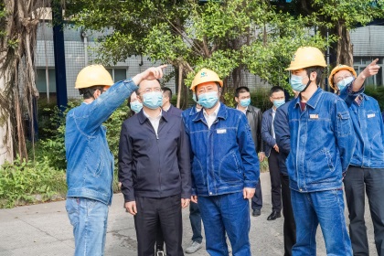 瀘州市委常委、紀委書記、監(jiān)委主任徐弟波帶隊來我公司調(diào)研