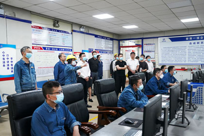 瀘州市委人大工作專項(xiàng)督查第二工作組到我公司調(diào)研