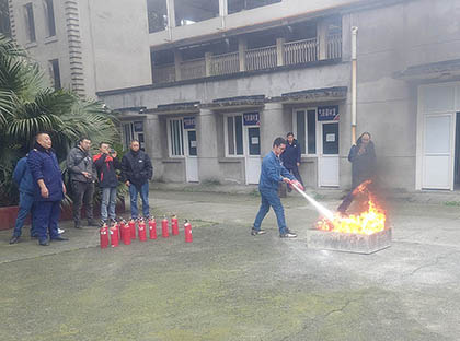 瀘天化股份公司開展消防安全培訓