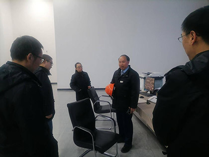 瀘天化股份公司黨委書記、董事長廖廷君到指揮中心調(diào)研指導(dǎo)工作