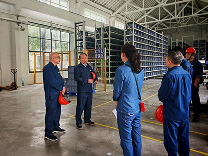 瀘天化股份公司黨委書記廖廷君帶隊調(diào)研指導智能倉儲項目建設(shè)工作